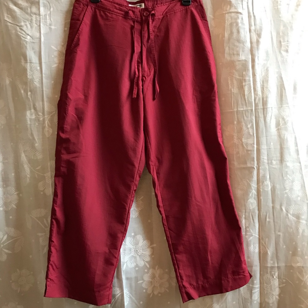 Fast dry nylon sport capri pants